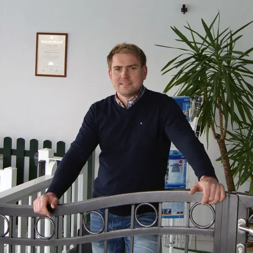 Christian Kalks, Metallbaumeister und Inhaber von KAWO Metall- & Zaunbau
